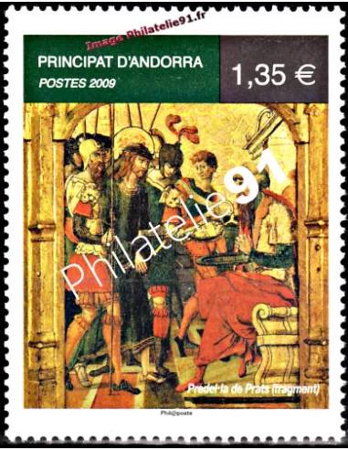 Timbre d'Andorre Français n° 672 - Thématique: ART