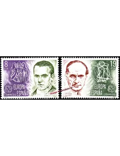 ESPAGNE - n° 2214 à 2215 - EUROPA 1980 - Personnages célèbres
