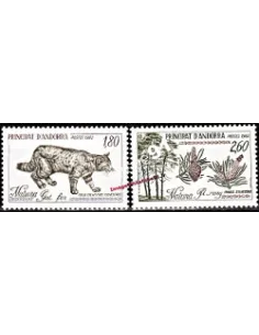 Timbres d'Andorre français n° 306 et 307