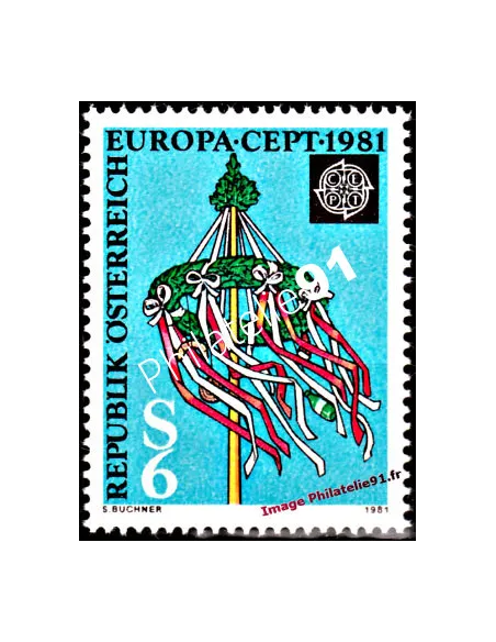 AUTRICHE - n° 1500 - EUROPA 1981 - Folklore