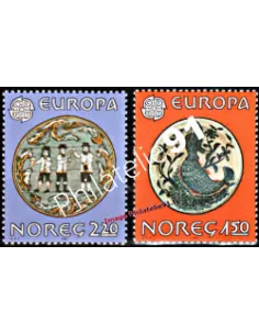 NORVEGE - n° 792 à 793 - EUROPA 1981 - Folklore