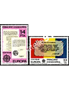 ANDORRE ESPAGNOL - n° 146 à 147 - EUROPA 1982 - Faits historiques
