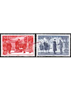 Norvège n° 561 à 562, EUROPA 1982, collection de timbres d'Europe