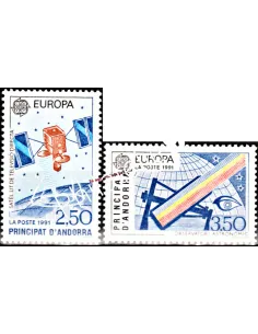 ANDORRE FRANCAIS - n° 402 - 403 - EUROPA - Espace