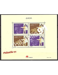 Bloc de timbres des ACORES n° 14 - EUROPA 1994 - L'Europe et les découvertes
