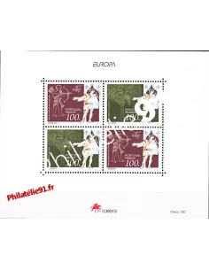 Bloc de timbres de Madère n° 14 - EUROPA 1994 - L'Europe et les découvertes.