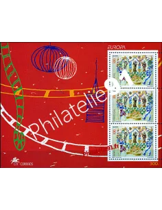 Bloc de timbres du Portugal n° 142- EUROPA 1998 - Festivals nationaux. Fêtes nationales. Fêtes des saints populaires.