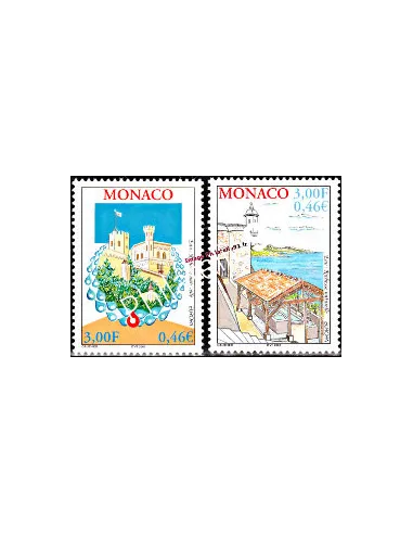 Timbres neufs de Monaco n° 2298 à 2299 - Thématique : europa