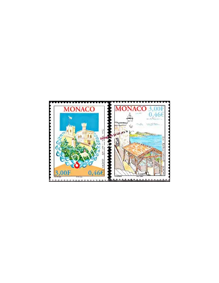 Timbres neufs de Monaco n° 2298 à 2299 - Thématique : europa