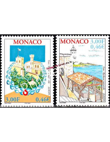 Timbres neufs de Monaco n° 2298 à 2299 - Thématique : europa