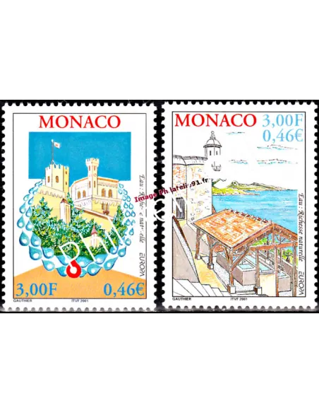 Timbres neufs de Monaco n° 2298 à 2299 - Thématique : europa
