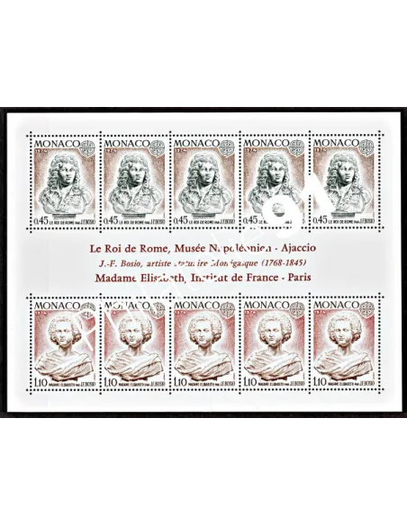Timbres de MONACO - BF n° 9 - EUROPA 1974 - Sculptures