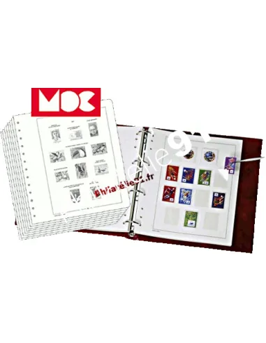 Feuilles MOC Syrie, timbres des colonies françaises