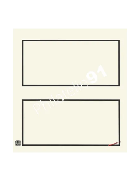 5 Feuilles "Spécial-dual" - 2 poches - Réf. 532S pour blocs-souvenir