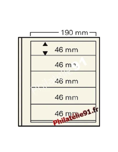 5 Feuilles "Spécial-dual" - 5 bandes - Réf. 615