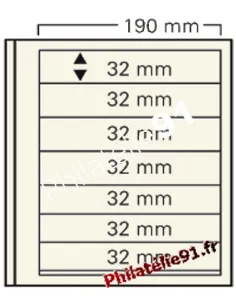 5 Feuilles "Spécial-dual" - 7 bandes - Réf. 617