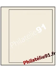 Matériel philatélique. Les feuilles neutres chamois clair, quadrillées pour reliures "Favorites" - Réf. 780