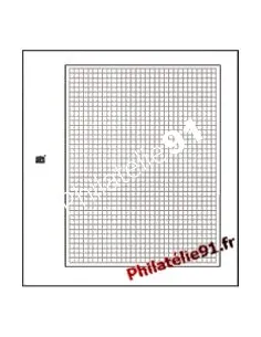 Matériel philatélique. Les feuilles neutres Blanches quadrillées pour reliures "Favorites" - Réf. 791