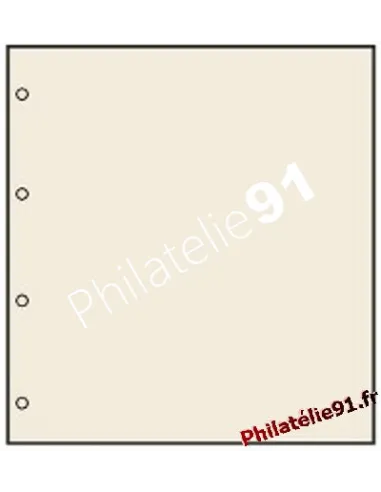 Matériel philatélique. Les feuilles neutres chamois clair, pour reliures "Favorites" - Réf. 782