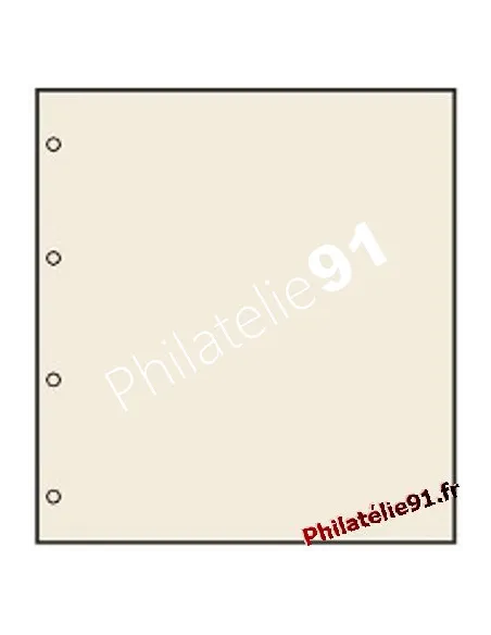 Matériel philatélique. Les feuilles neutres chamois clair, pour reliures "Favorites" - Réf. 782
