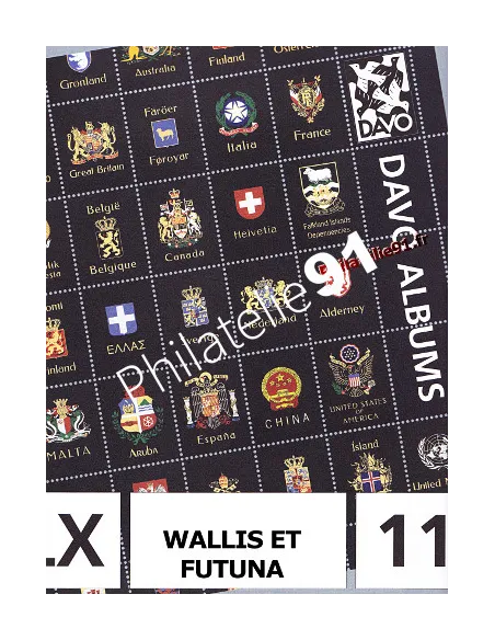 Feuilles complémentaires DAVO - WALLIS ET FUTUNA 2011 avec pochettes