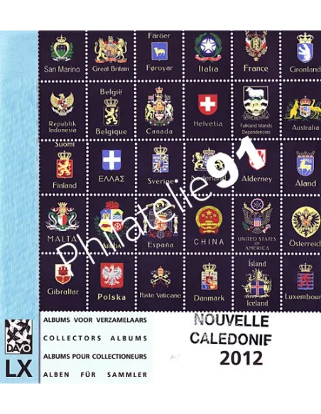 DAVO - Jeu LUXE NOUVELLE CALÉDONIE 2012 avec pochettes