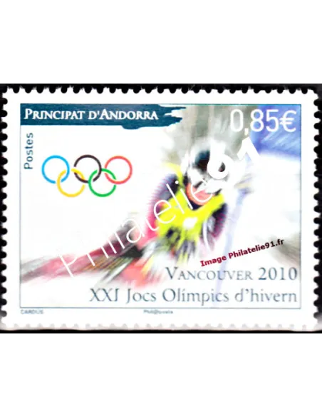 Timbre d'Andorre Français n° 687 - Thématique: Jeux Olympiques