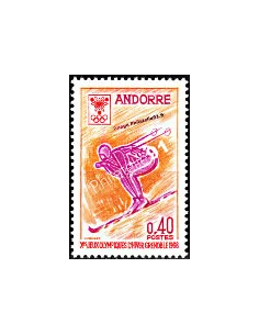 Timbre neuf d'Andorre Français n° 187 - Thématique : Jeux Olympiques