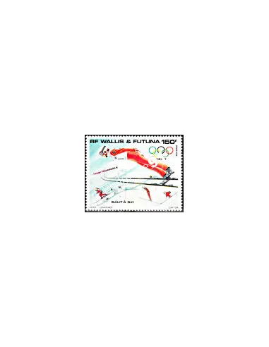 Timbre de WALLIS ET FUTUNA n° 425, ski, timbres des Dom-Tom