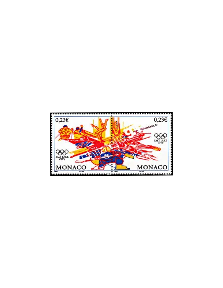 Timbres de Monaco n° 2336 à 2337 - Thématique : J-O