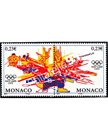 Timbres de Monaco n° 2336 à 2337 - Thématique : J-O