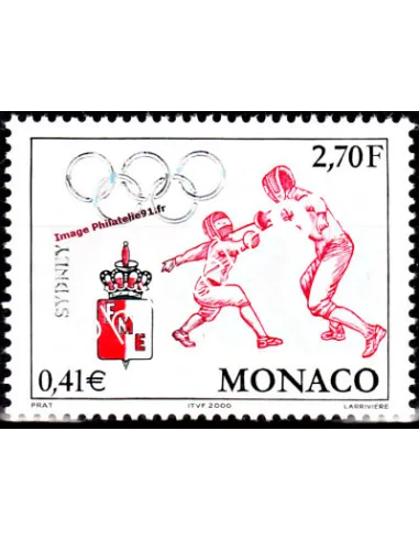 Timbre neuf de Monaco n° 2261 - Thématique : Sport