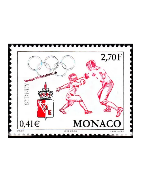 Timbre neuf de Monaco n° 2261 - Thématique : Sport