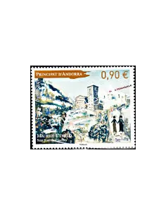 Timbre d'Andorre Français n° 675 - Thématique: ART