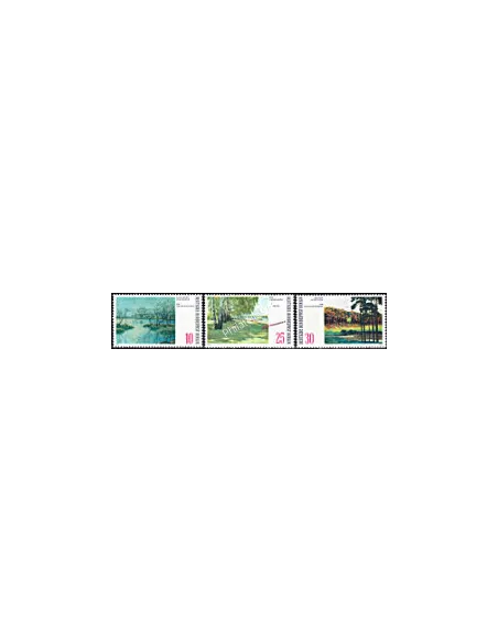 Timbres de BERLIN n° 390 à 392 - Thématique: ART