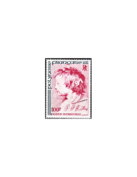 Timbre neuf de POLYNÉSIE - P.A. n° 129. thématique : Art