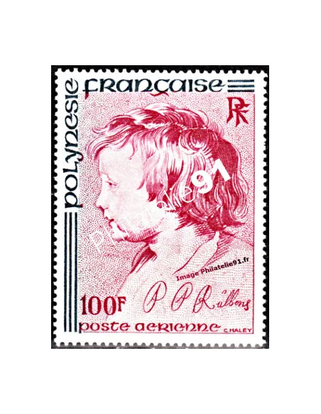 Timbre neuf de POLYNÉSIE - P.A. n° 129. thématique : Art
