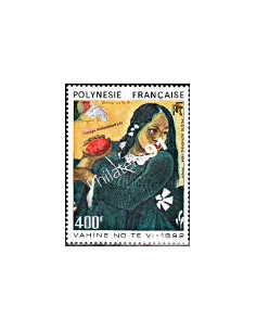 Timbre neuf de POLYNÉSIE - P.A. n° 183 - Thématique : Art