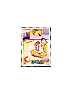 Timbres de POLYNESIE n°  346 - "Te Faaturuma" de Gauguin - Timbres dom Tom
