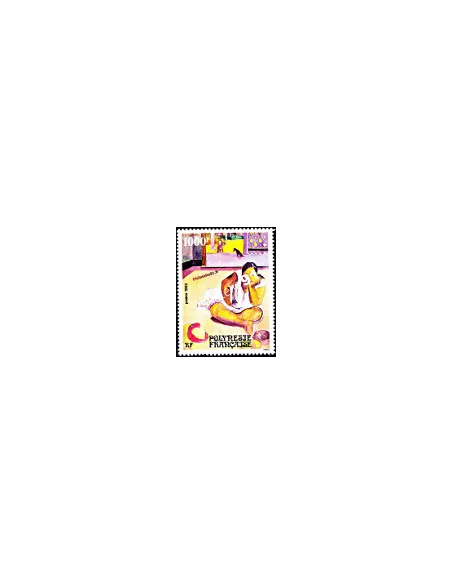 Timbres de POLYNESIE n°  346 - "Te Faaturuma" de Gauguin - Timbres dom Tom