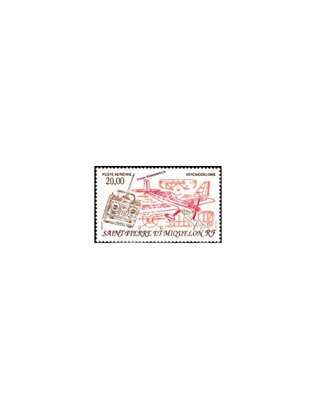 timbre de ST PIERRE ET MIQUELON PA n° 71, avion, collection Dom-Tom