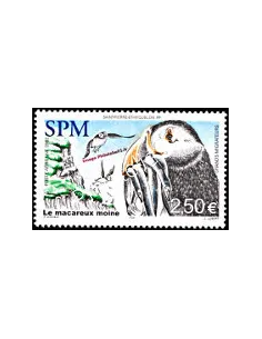 timbre de ST PIERRE ET MIQUELON PA n° 82, oiseau, collection Dom-Tom