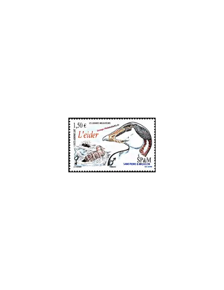 timbre de ST PIERRE ET MIQUELON - PA n° 87 - Thématique : Oiseaux