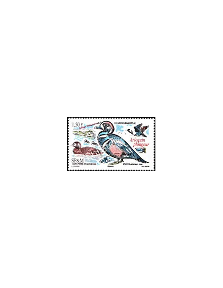 timbre neuf de ST PIERRE ET MIQUELON - PA n°  88 - Thématique : Oiseaux