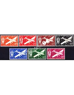 St-Pierre et Miquelon, PA n° 4 à 10 neufs, timbres colonies