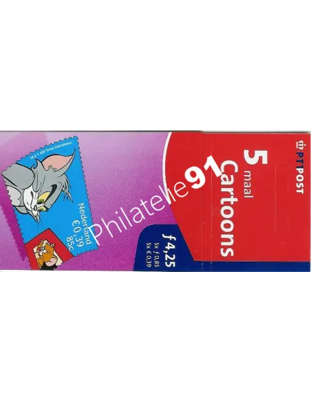 Timbres des PAYS-BAS - Carnet 2001 - Cartoons