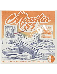Bloc C.N.E.P. n°  6 - "MASSILIA"  - collection timbres France