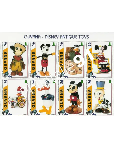 feuille de timbres Disney