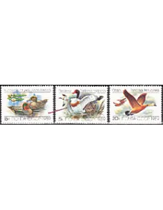 Timbres neufs de Russie n° 5641 à 5643 - Thématique canard