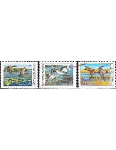 Timbres de Russie n° 5761 à 5763 - Thématique canard
